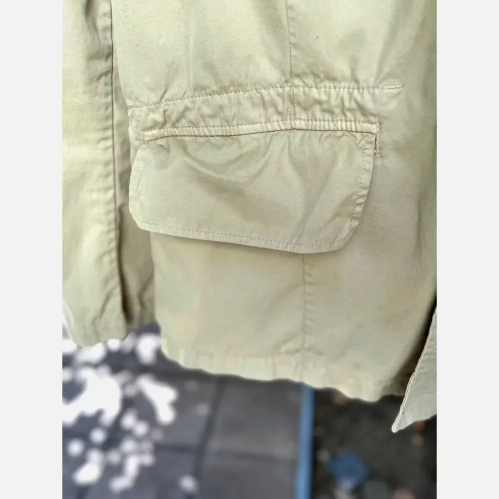 VTG Banana Republic Heritage Safari Cotton Khaki Chore Bush Jacket Size XL 2006
